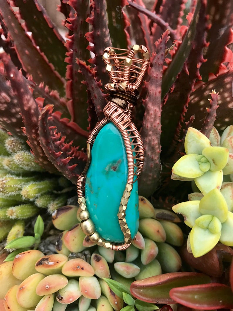 Truth Seeker Turquoise Wire Wrap image 3