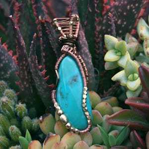 Truth Seeker Turquoise Wire Wrap image 1