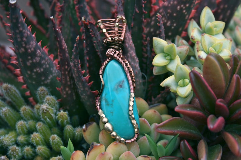 Truth Seeker Turquoise Wire Wrap image 1