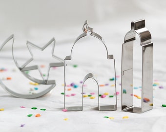 Islamic Shape Cookie Cutter Gift Set. Muslim Cookie cutters. Eid Cookie cutter. Eid gift, Ramadan gift. Muslim gift, Islamic gift