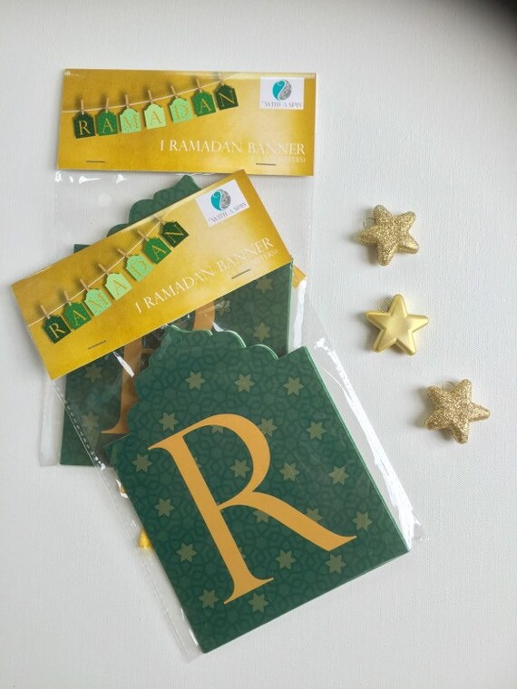 1 paio di decorazioni Ramadan,cartello islamico per porta di casa,Ramadan Veranda,striscione grande in tessuto ramadan striscione ramadan,stella luna ghirlande per porta di casa Ramadan Kareem Party