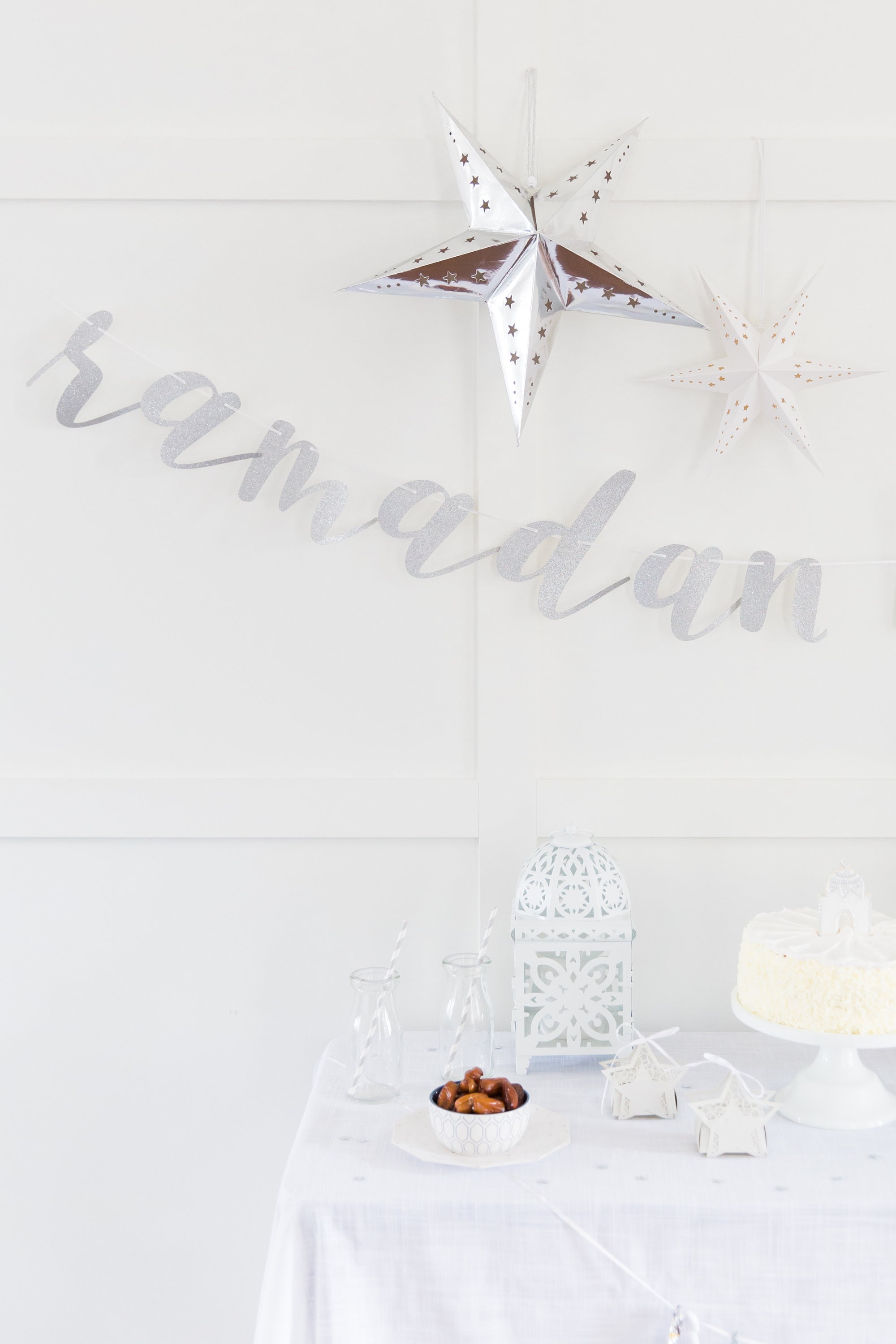 Silver Paper Lantern 12inch Wedding Decor Silver Star Etsy