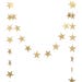 Gold Metallic Star Garland | Wedding Decor | Gold Star Garland | Gold Star Banner | Gold Star Decor | Gold Eid Decor | Gold Ramadan Decor 