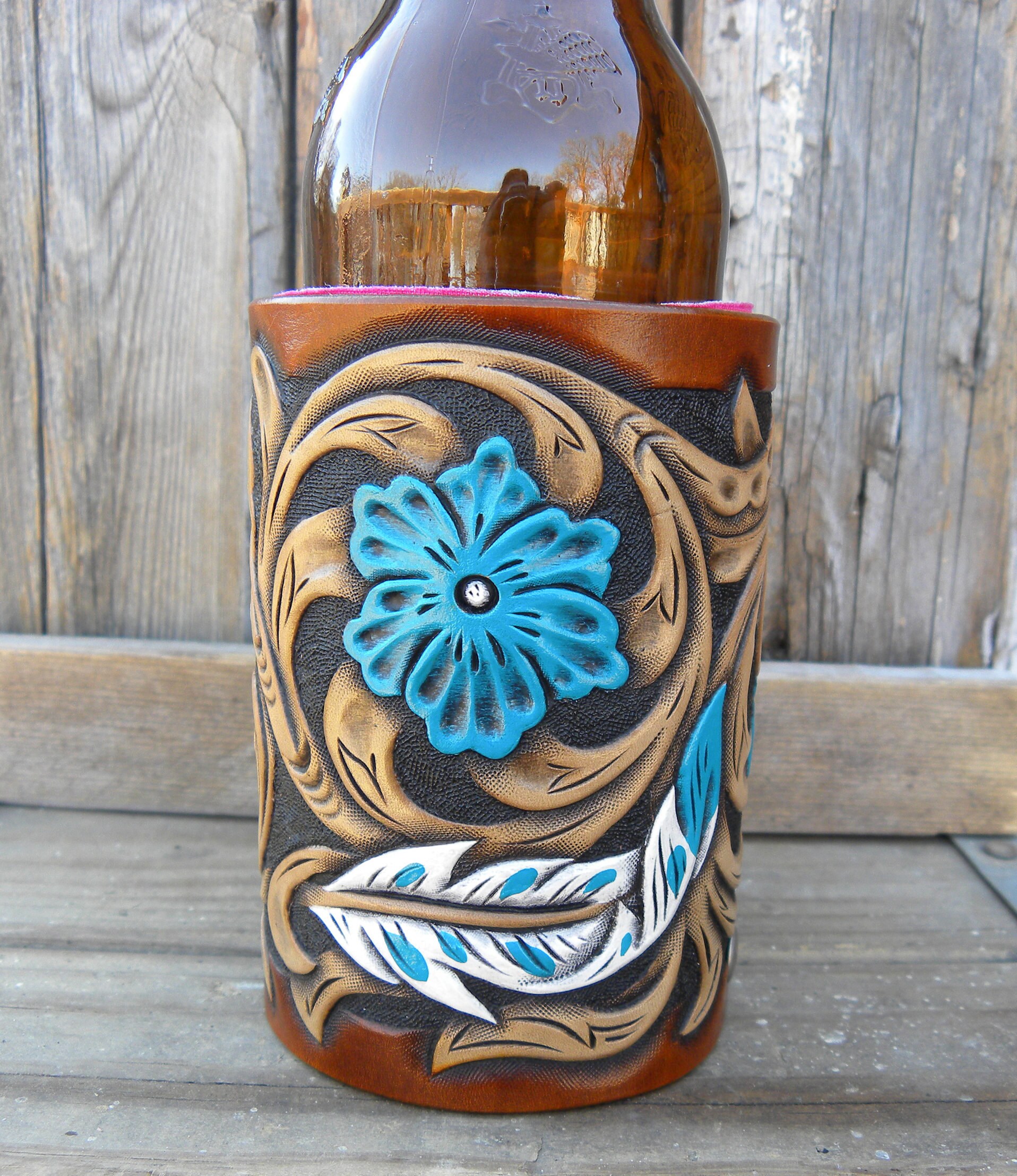 Beer margarita bottle holder tewsbydesign