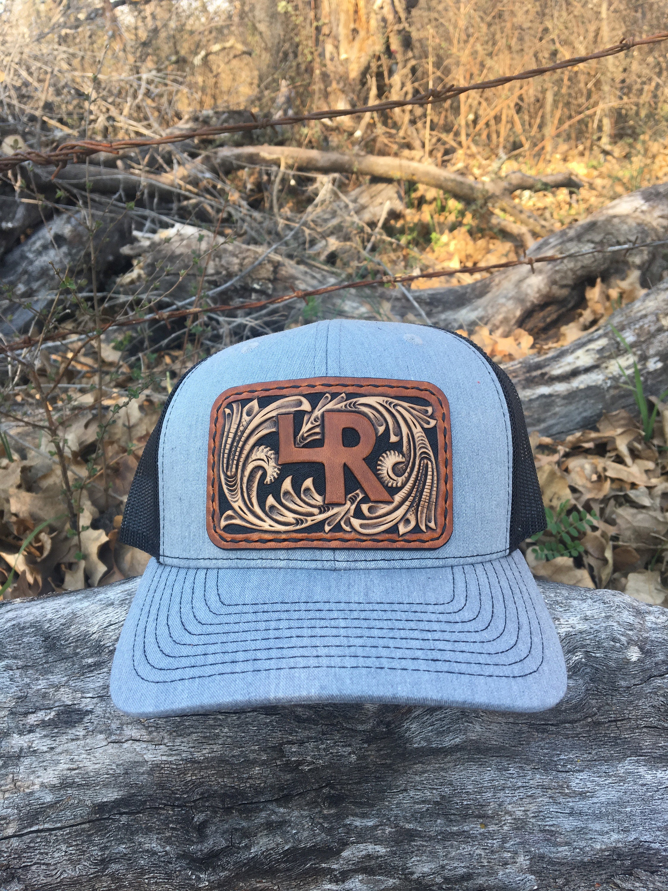 Custom Leather Patch Hats