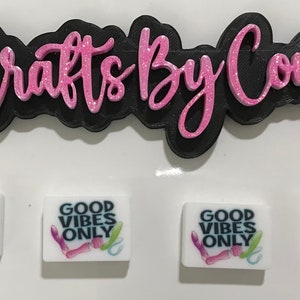 2 &quot;Naughty&quot; Silicone Focal Beads: Pen/Keychain/Purse Charms