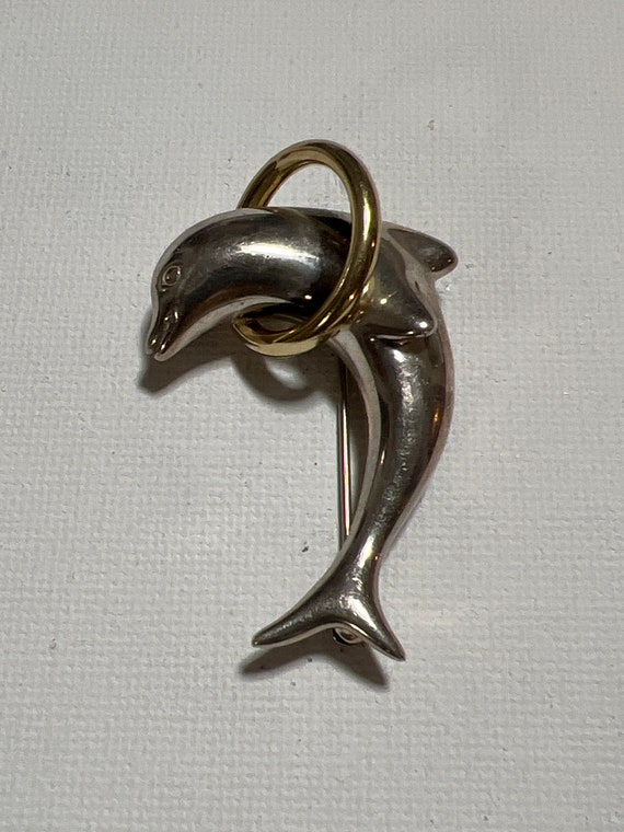 Tiffany & Co. Sterling and 18K Brooch