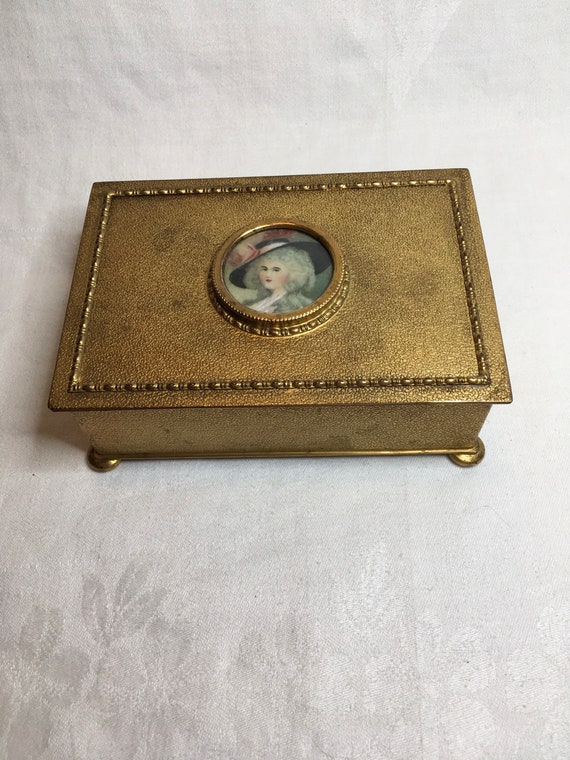 Apollo Ormolu Trinket Box