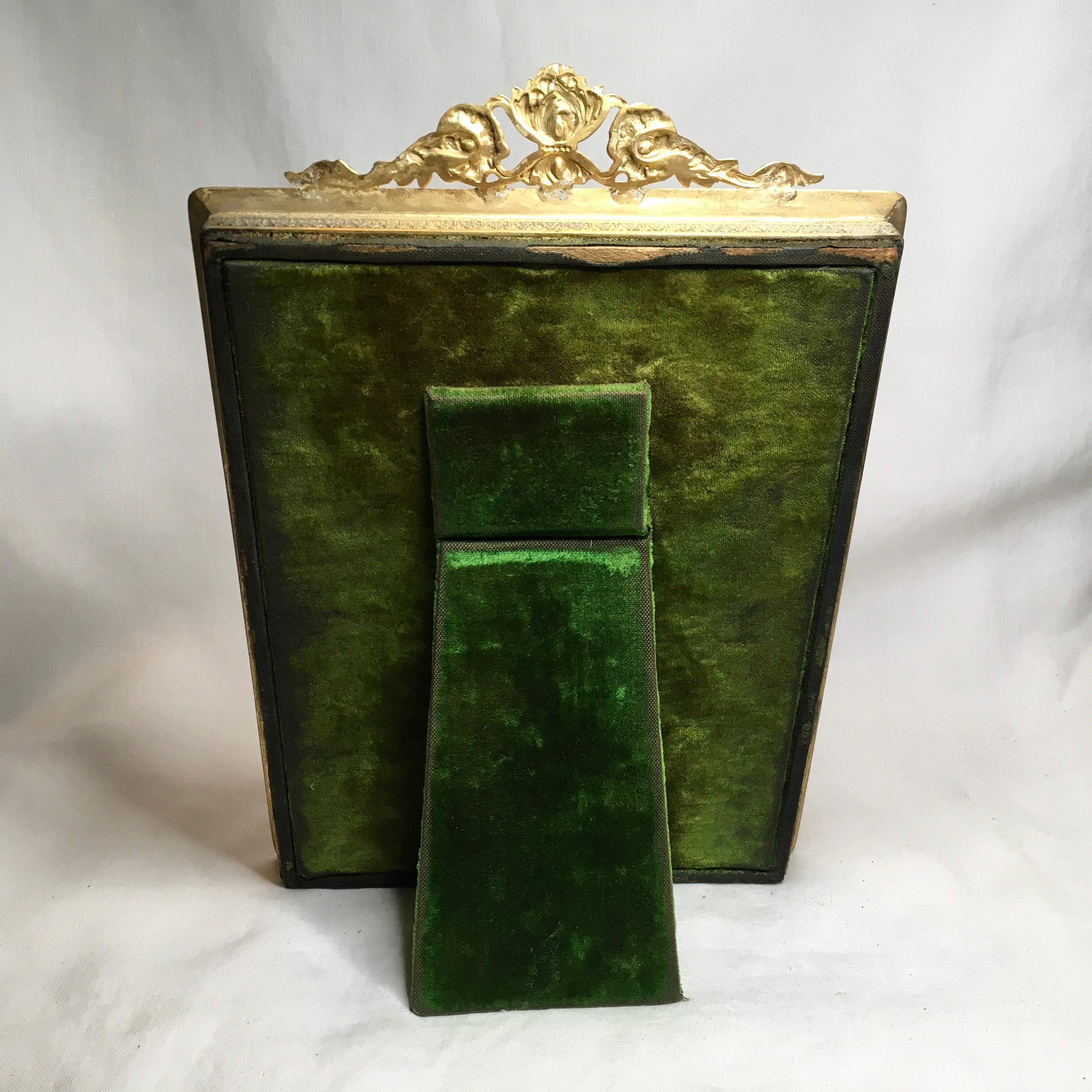 Antique Jeweled Bronze Frame Etsy