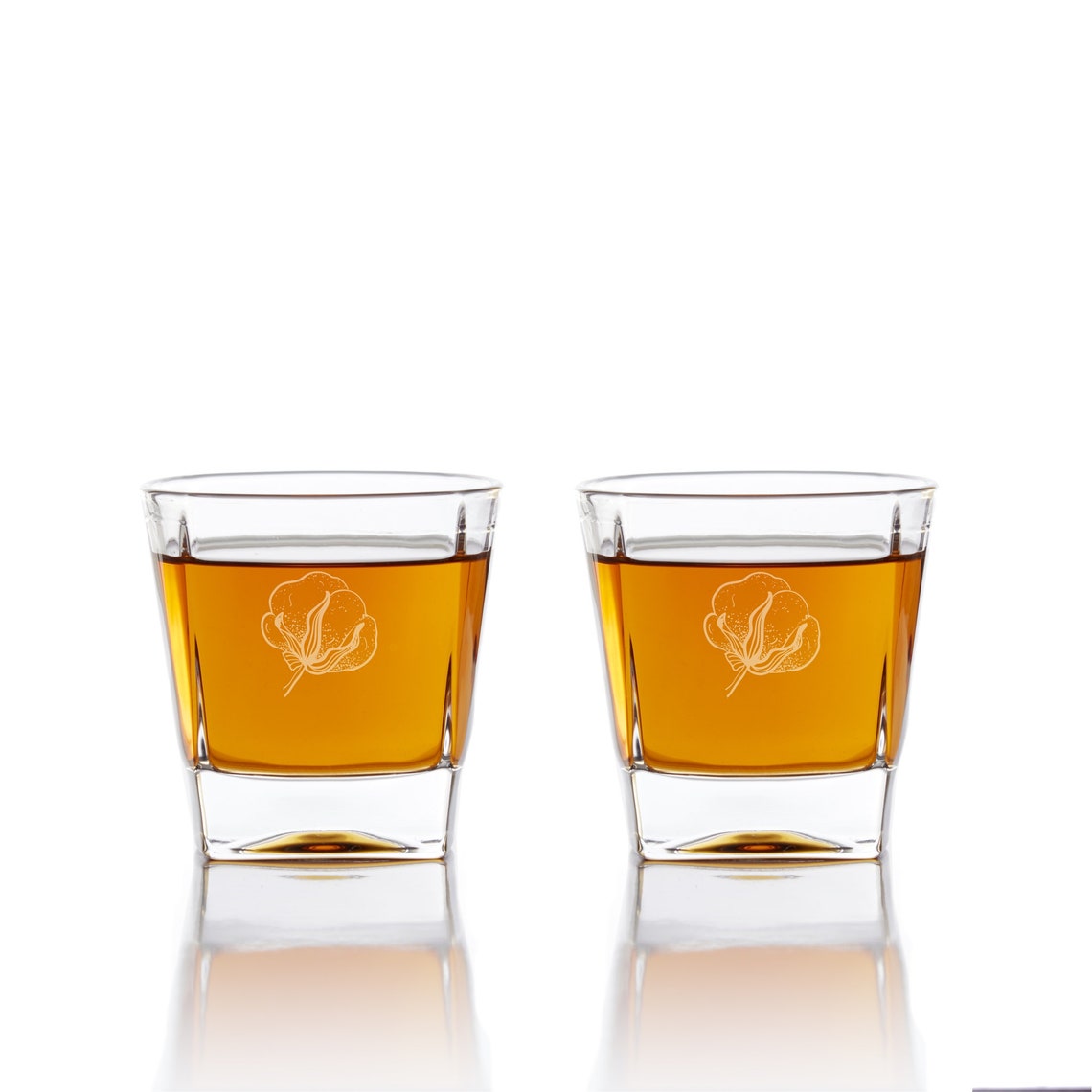 Custom Logo/artwork Whiskey Glasses Set of 2 6 Whiskey Etsy