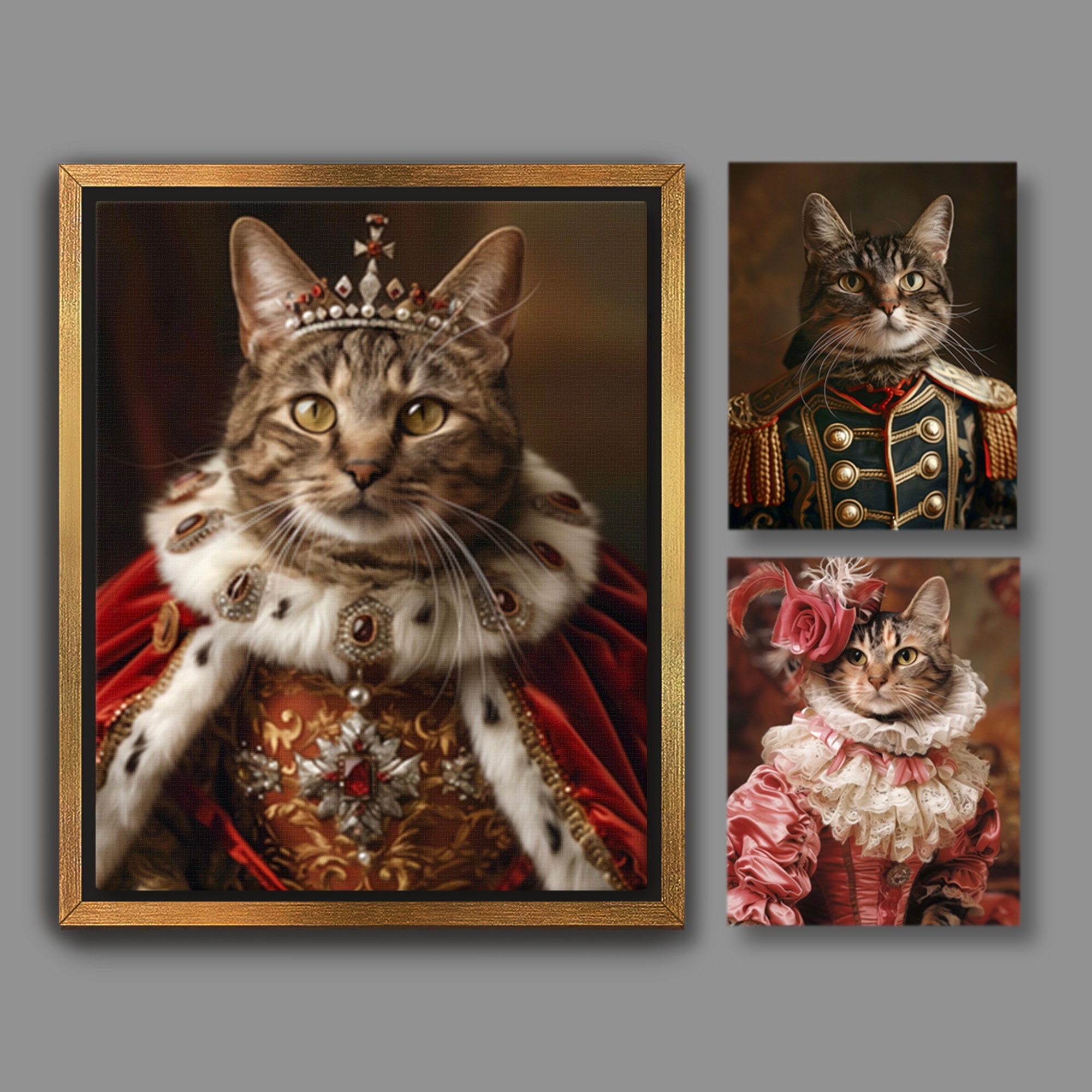 Grey Tabby Cat Costume UK