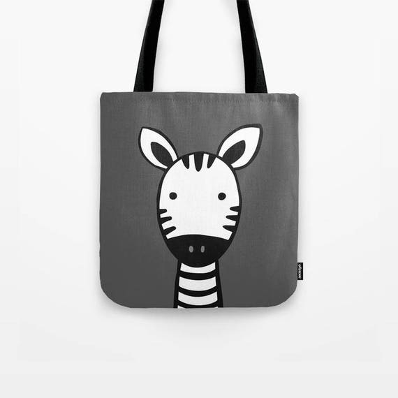 zebra tote bag