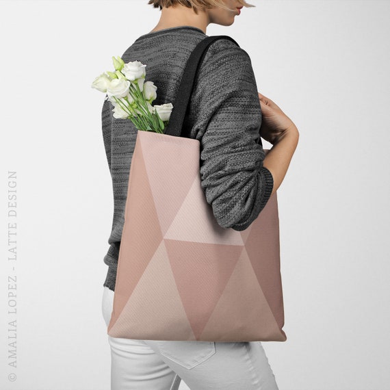 Blush tote bag Blush bag Blush canvas tote bag shopping bag shopping canvas bag gift for her Blush shoulder bag canvas bag shopping tote