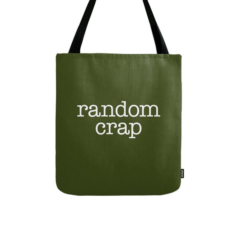 Random crap tote bag blue tote bag blue Random crap canvas bag blue words bag blue bag words tote bag canvas tote bag shopping canvas bag