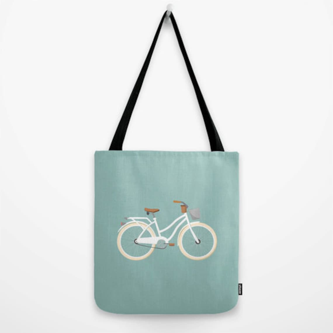 Bike Tote Bag Bike Bag Bike Canvas Tote Bag Summer Canvas Bag Etsy
