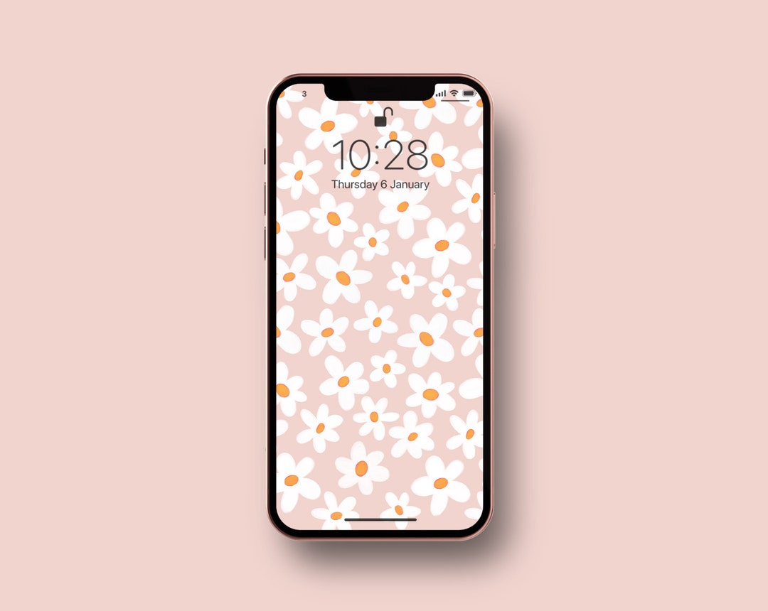 Pink Floral iPhone Wallpaper. Blush Pink Flowers. Pink Phone Wallpaper
