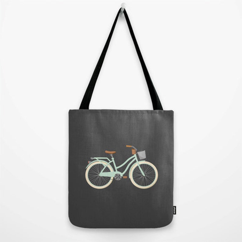 Bike Tote Bag Bike Bag Bike Canvas Tote Bag Summer Canvas Bag Etsy