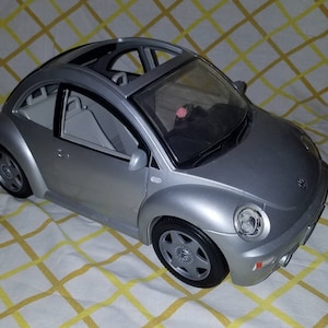 Silver New Beetle Barbie Harder To Find Gray Silver Barbie Doll VW