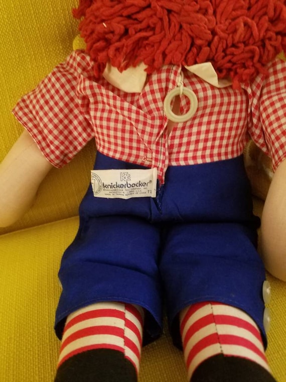 WOW Htf Vintage 1965 Knickerbocker Tag MINT Cloth Pull