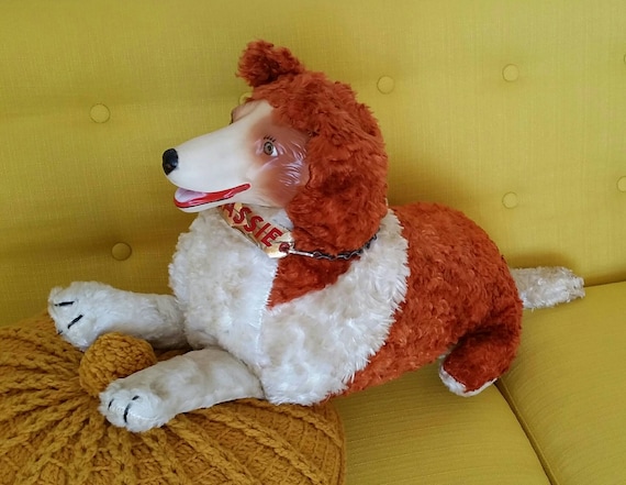 vintage lassie stuffed animal