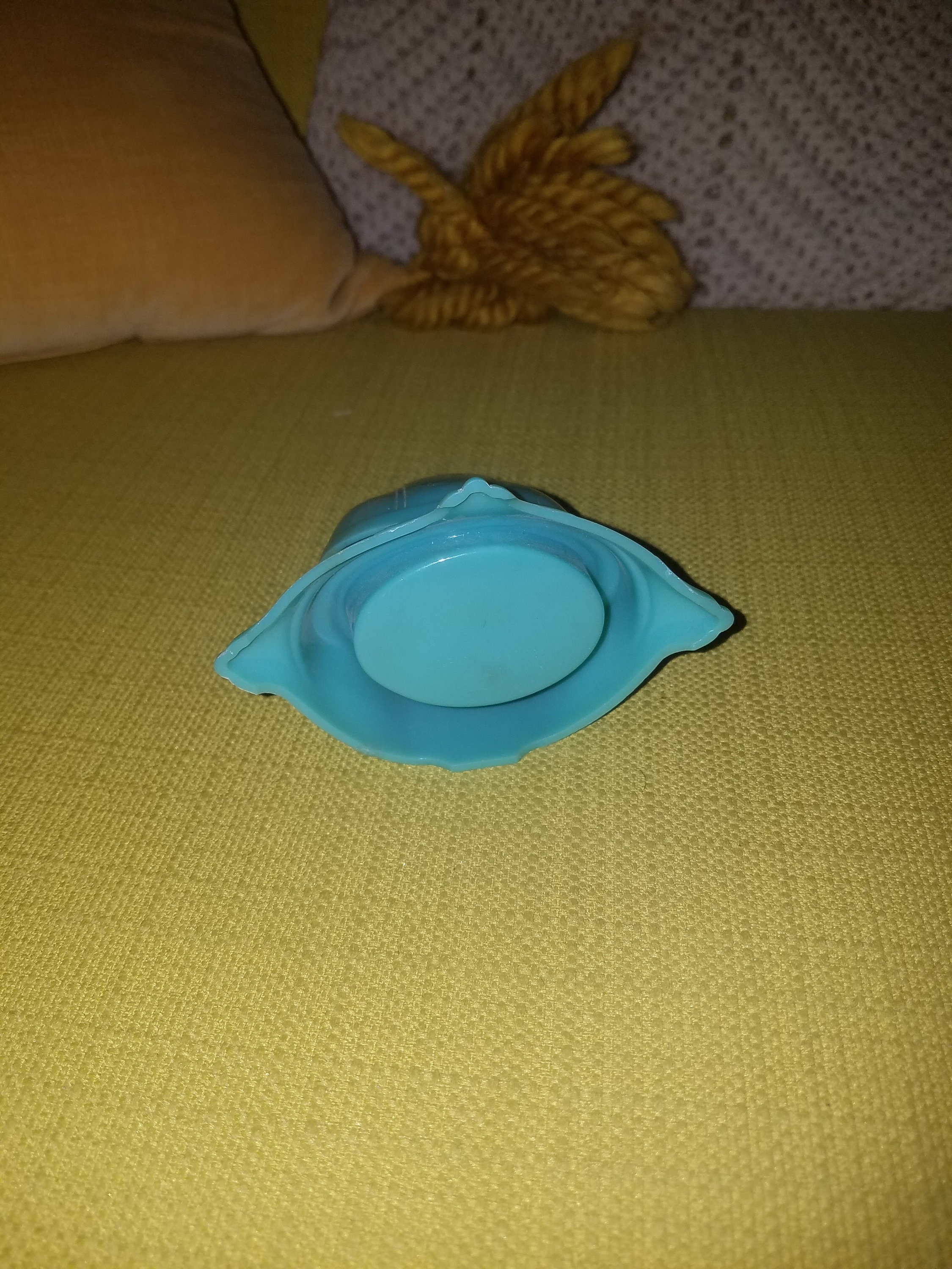 Vintage Art Deco Warner JC Co USA Buffalo NY Pretty Aqua