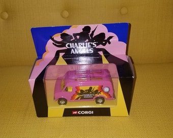 MIB Vintage 70s TV Show Charlies Angels Corgi Pink Us
