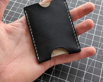 Wallet, The Inside Out Men's Leather Wallet, Minimalist Wallets,Gifts, Leather Wallets, Slim card sleeve.