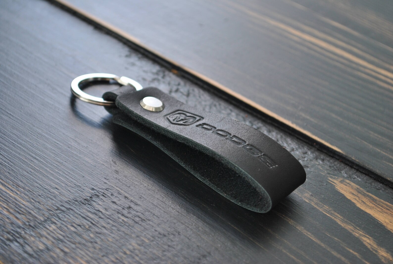 Personalized Custom Leather Keychainleather Key Etsy