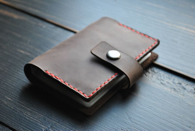 Leather card holder with files,PERSONALIZED, unisex, individual, Credit card wallet, Credit Card Case,Credit card organizer image 8