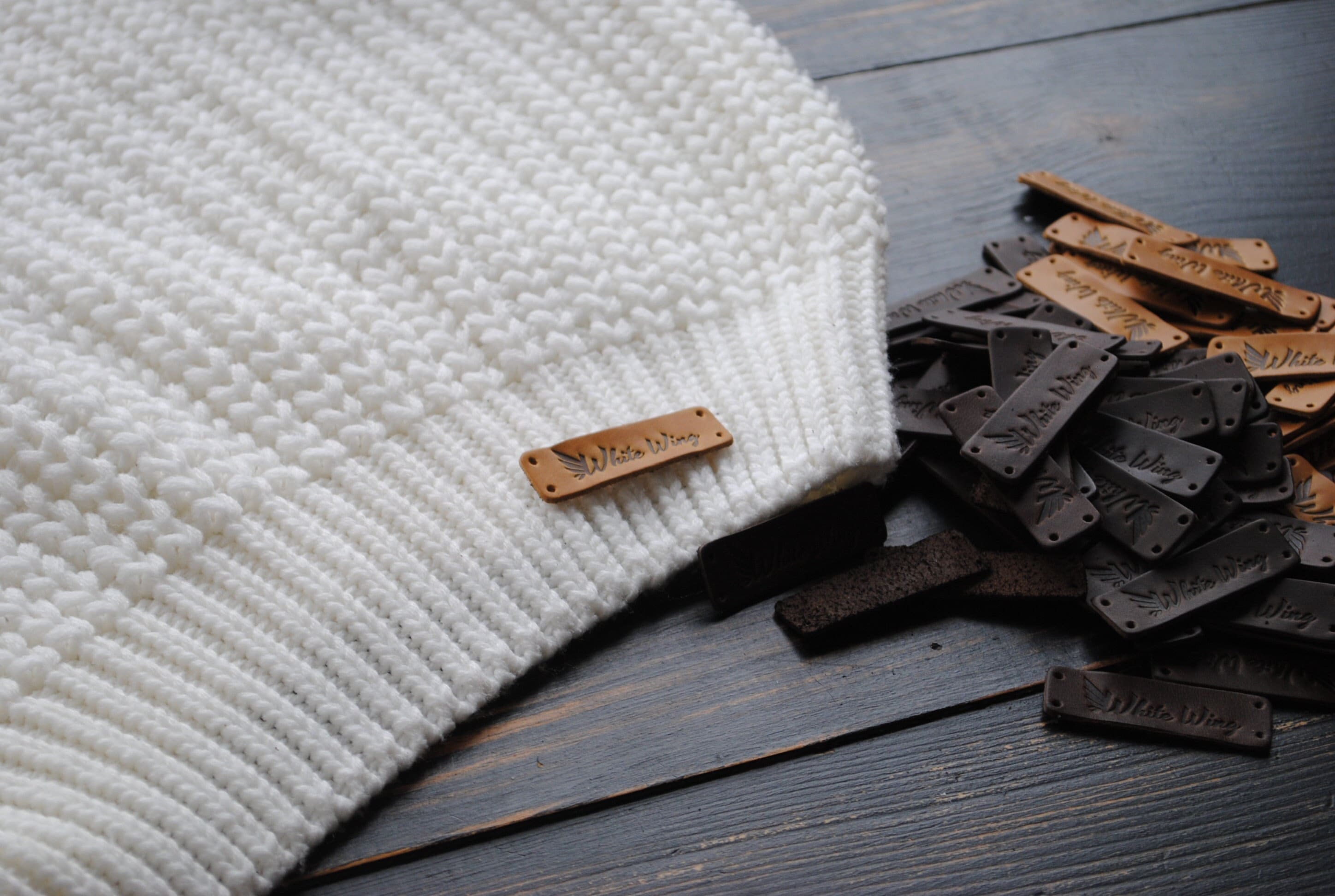 Personalized Leather Labels, Leather Tags , Custom Labels