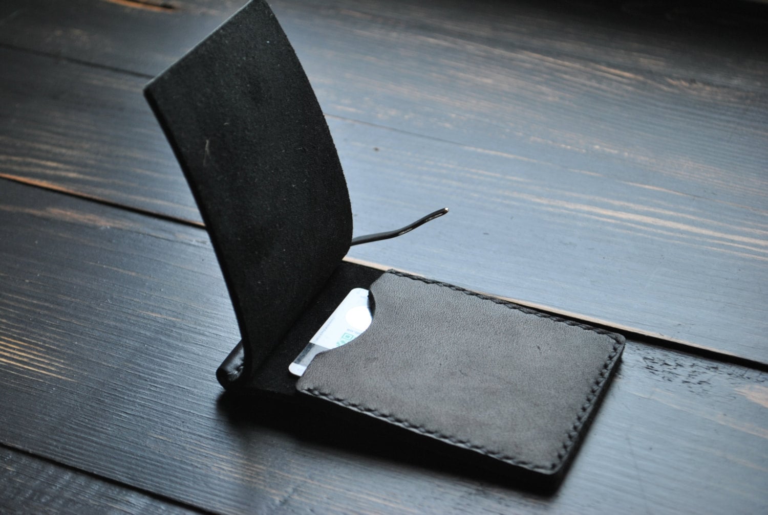 Leather Card Holder, From Natural Leather, Money Clip Wallet, Money Wallet, Men's Minimalist Wallet
