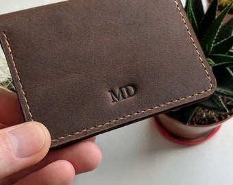 PERSONALIZED, Leather Card Holder, Credit card wallet, Credit card organizer, Leather Card Case, Credit Card Holder, leather card wallet.