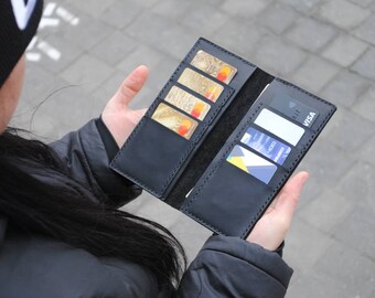 Cartera de cuero personalizada, Cartera de cuero minimalista, Cartera de cuero para mujer, Cartera de cuero para hombre, Cartera de viaje, Cartera de iPhone, Cartera de cuero.