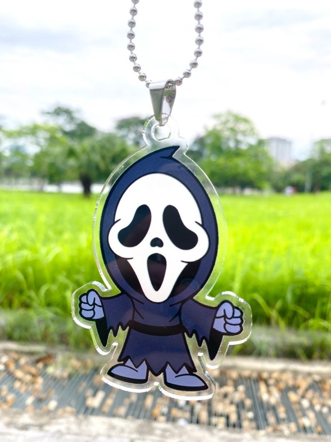 Horror Movie Icon Car Rearview Mirror Pendant, Car Ornament, Car ...