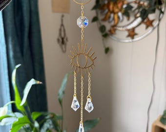 Crystal Prism Sun Catcher - Luna