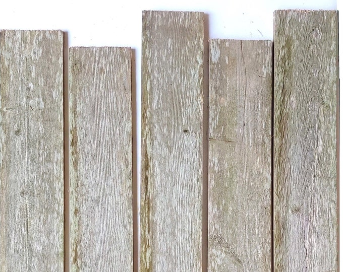 5 Reclaimed Cedar Wood Planks 22 Long Rustic Projects, Wall Accents Etsy