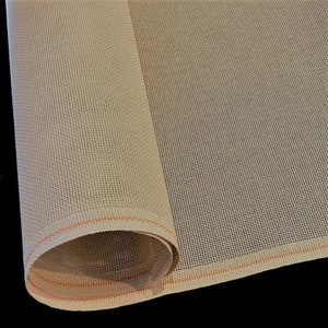 SANDSTONE, mono deluxe borduurdoek, 18 mesh, 1 yard, Orange Line van Zweigart