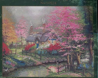 Thomas Kinkade cross stitch kits NEW Choose from 10 kits:  50924, 50926, 50964, 50994, 51070, 51113, 51163, 51191, 51306, 51558