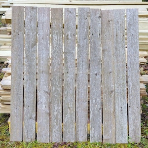 10 recycelte Zedernholzdielen 112 cm lang rustikale Projekte, Wandakzente