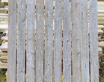 10 Reclaimed Cedar Wood Planks 44" x 3 1/2" planks, Rustic Projects, Wall Accents