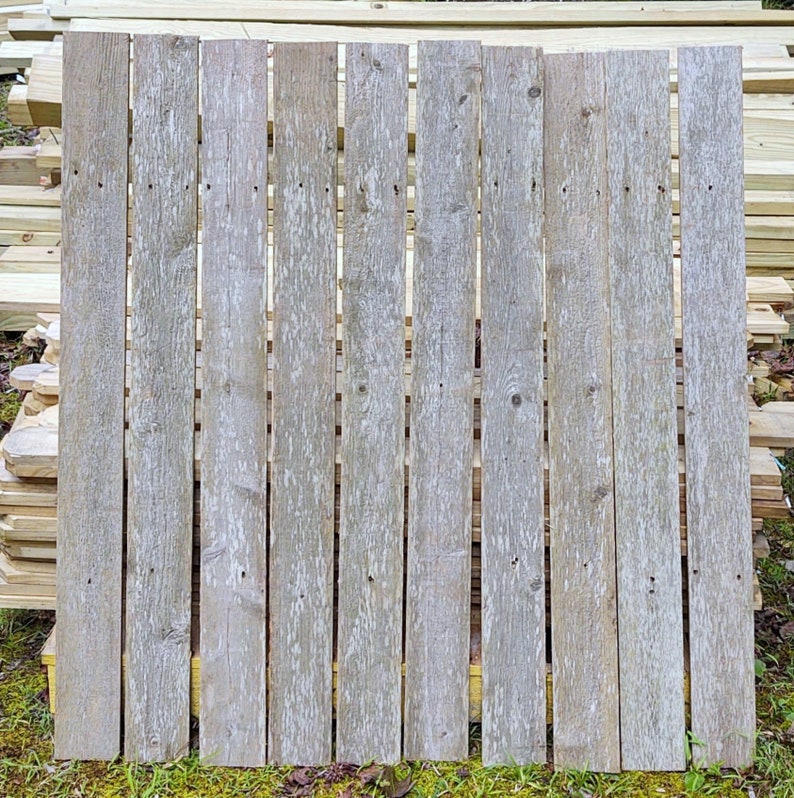 10 Reclaimed Cedar Wood Planks 44 Long Rustic Projects, Wall Accents Etsy