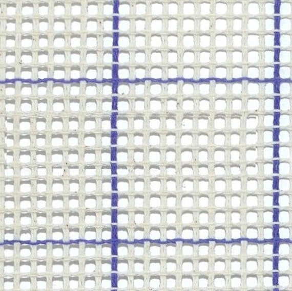 Latch Hook Canvas, 5-mesh, 36 X 40, Blue Line zweigart 