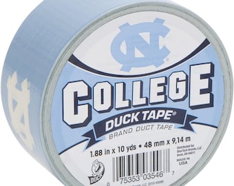 North Carolina Tarheels - College Duck Tape, crafts, tailgating, fun
