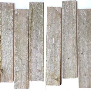 10 Reclaimed Cedar Wood Planks 22&quot; long Rustic Projects, Wall Accents