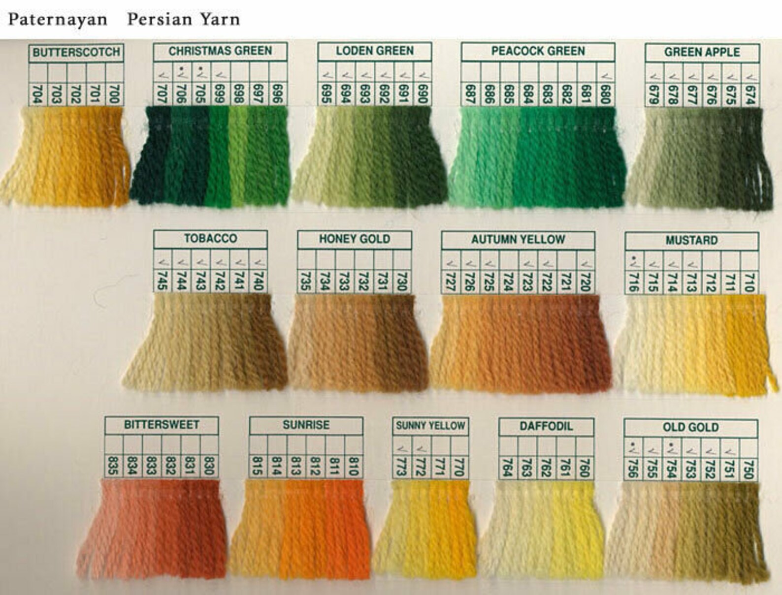 Paternayan needlepoint Yarn 1/4 lb Hank 100% wool 172 yards | Etsy