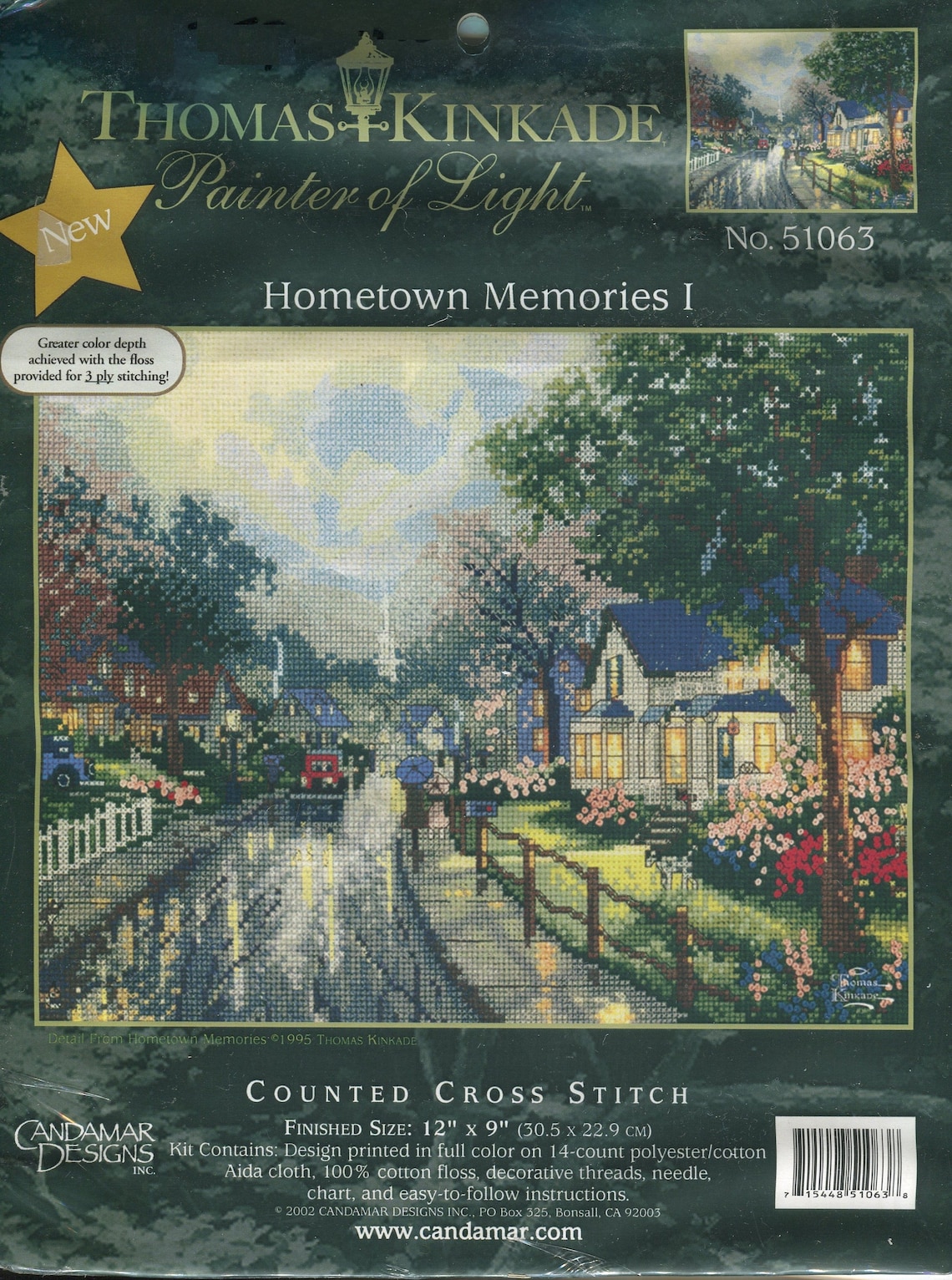 Thomas Kinkade Cross Stitch Kits NEW Choose From 10 Kits 50835, 50837