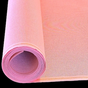 UITVERKOOP - DUSTY ROSE Mono deluxe borduurdoek, 18 mesh, 7 x 11&quot;, Orange Line van Zweigart