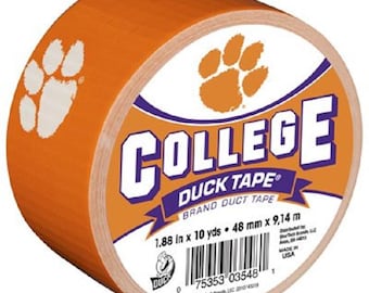 Clemson Tigers - College Duck Tape, crafts, tailgating, fun