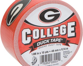 University of Georgia Bulldogs- College Duck Tape, crafts, tailgating, fun