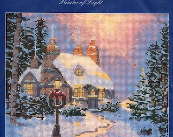 Stonehearth Hutch, counted cross stitch kit, Thomas Kinkade 50995